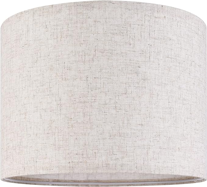 Set of 2 Drum Lampshades for Table, Floor & Bedside Lamps - Image 8