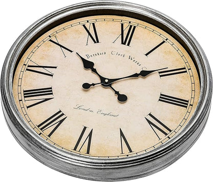 Bernhard Products Large Decorative Wall Clock 20 Inch Silent Non Ticking - Image 2