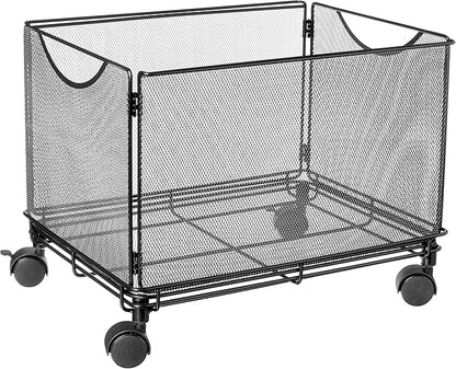 Safco Onyx Rolling Cart Desktop Tub File, Fits Letter-Size Hanging Folders by SafcoProducts