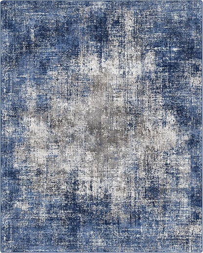 GENIMO Washable Area Rugs for Living Room, 9x12 Modern Non Slip Rugs, Low Pile - Image 4