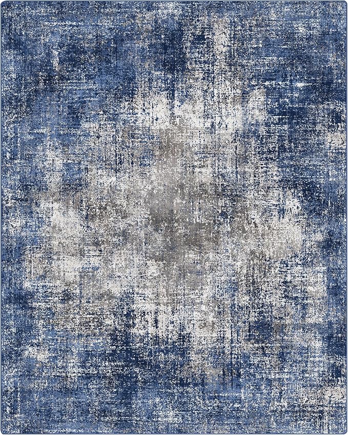 GENIMO Washable Area Rugs for Living Room, 8x10 Modern Non Slip Rugs, Low Pile - Image 4