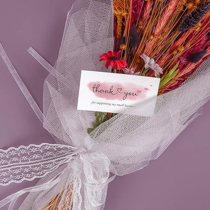 200 Thank You For Supporting My Small Business Cards, Elegant and Professional - Image 5