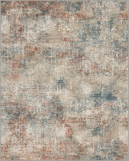 GENIMO Washable Area Rugs for Living Room, 6x9 Modern Non Slip Rugs, Low Pile - Image 9