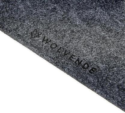 Wolvende Premium Felt Desk Mat | Medium 12" x 36" | Multifunctional Desk Pad - Image 6