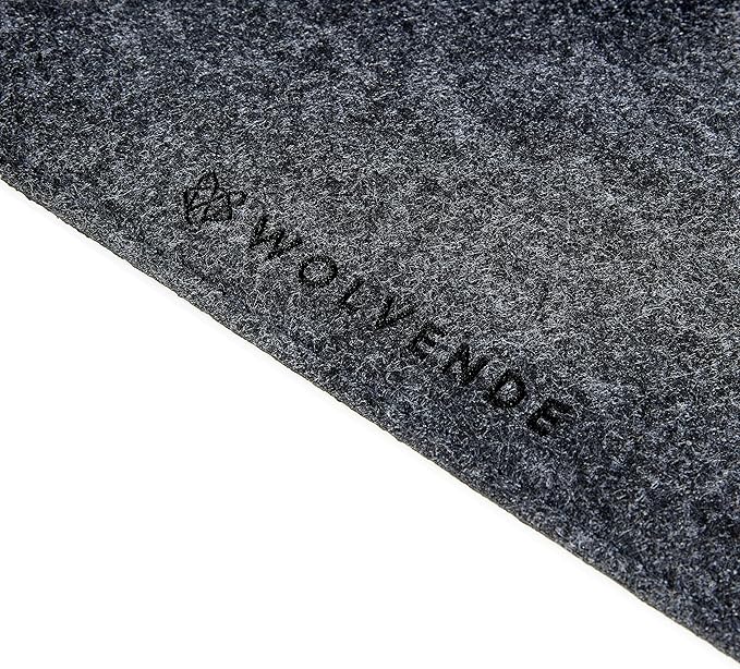 Wolvende Premium Felt Desk Mat | Large 15.75" x 36" | Multifunctional Desk Pad - Image 4