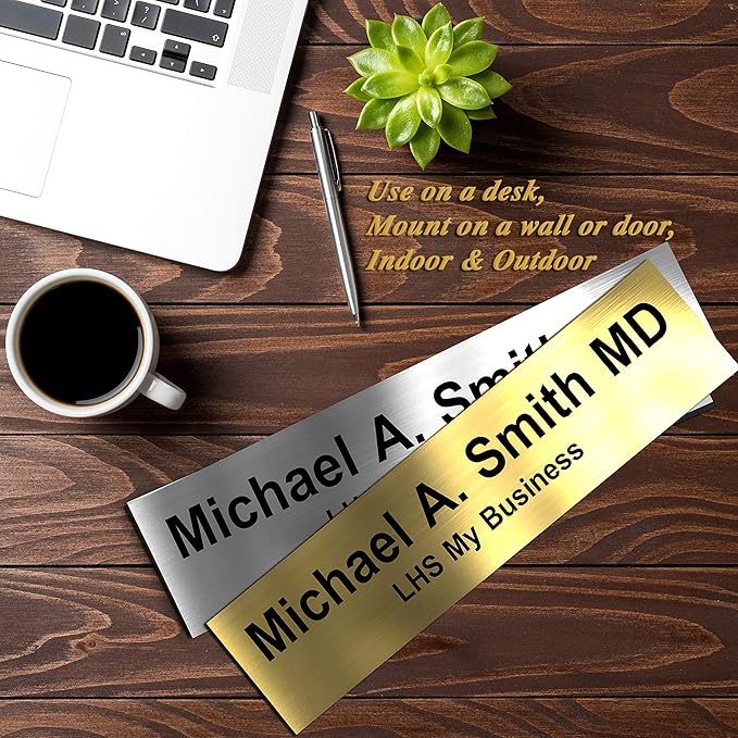 Personalized Name Plate with Choice of Mounting - Image 9