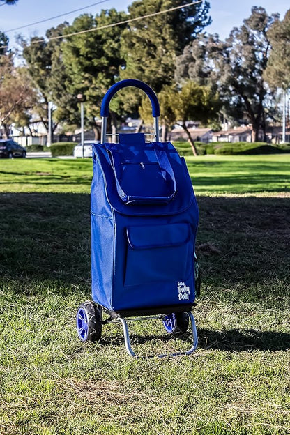 dbest products Trolley Dolly Blue Foldable Shopping cart - Image 9