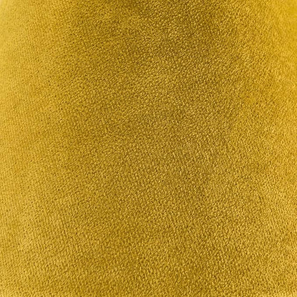 GO&SO Yellow Velvet Drum Lamp Shade Set of 2 Medium 13" Top x 13" Bottom x 10" - Image 3