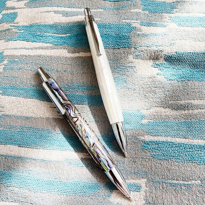 LACHIEVA LUX Abalone Shell Mechanical Pencil 0.7mm, Luxury Metal Pencil - Image 9